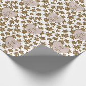 Elegante AhornBlätter Herzlichen Dank für den Ernt Geschenkpapier (Ecke)