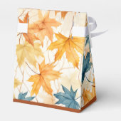 Elegante AhornBlätter Herzlichen Dank für den Ernt Geschenkschachtel (Rückseite)