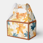 Elegante AhornBlätter Herzlichen Dank für den Ernt Geschenkschachtel (Rückseite)