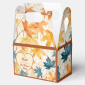 Elegante AhornBlätter Herzlichen Dank für den Ernt Geschenkschachtel (Geöffnet)