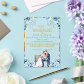 Elegante Akryllische Hochzeitseinladung mit Gold u Acryleinladungen (In Situ (Hochzeit))