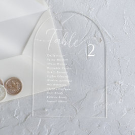 Elegante Akryllische Hochzeitskarten Acryleinladungen