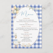 Elegante alberne Gänsedusche Begleitkarte (Vorderseite)