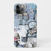 Elegante Alice im Wunderland Blue Case-Mate iPhone Hülle (Rückseite)