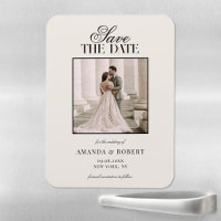 Elegante alte Geld-Foto-Hochzeit Erinnerungskarte