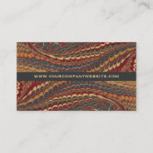 Elegante altmodische Antike gemarmortes Visitenkarte (Rückseite)