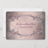 Elegante Altmodische Vow-Erneuerung Einladung (Vorderseite)