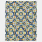 Elegante, an der Küste Inspirierte Muster Fleecedecke (Vorderseite)