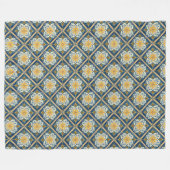 Elegante, an der Küste Inspirierte Muster Fleecedecke (Vorderseite (Horizontal))