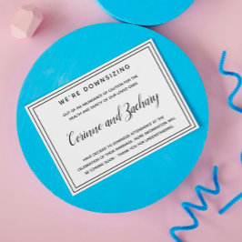 Elegante Änderung der Pläne Postkarte