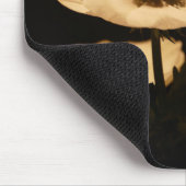 Elegante Anemone Blume Initials Mousepad (Ecke)