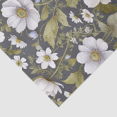 Elegante Anemonen aus dem Weißen Garten auf Mute G Seidenpapier (Ausschnitt)