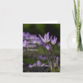 Elegante Anfänge Karte (Vorderseite)