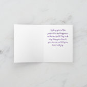 Elegante Anfänge Karte (Innenseite)