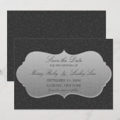 Elegante Ankündigung Datum freihalten (Vorne/Hinten)