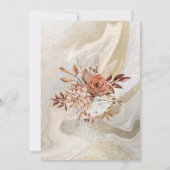 Elegante Ankündigung Datum freihalten Card (Rückseite)