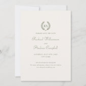 Elegante Ankündigung Datum freihalten Kartenseiten (Vorderseite)