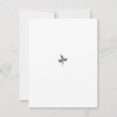 Elegante Ankündigung Datum freihalten Vorlage (Rückseite)