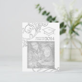 elegante Ankündigung des Abschlusses 2014 (Stehend Vorderseite)