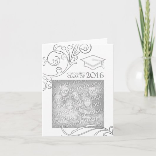 elegante Ankündigung des Abschlusses 2016 (Vorderseite)