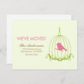 Elegante Ankündigungen zum Vogelzug (Vorne/Hinten)