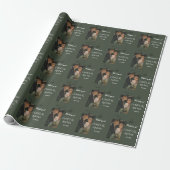 Elegante, anpassbare olivgrüne Hochzeit Geschenkpapier (Ungerollt)