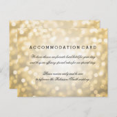 Elegante Anpassungs-GoldGlitzer-Lichter Postkarte (Vorne/Hinten)