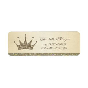 Elegante, anspruchsvolle, glitzernde Tiara-Adresse