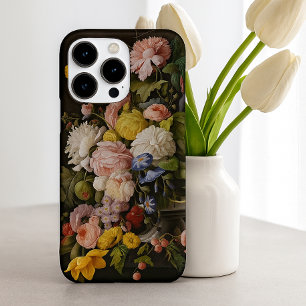 Elegante antike florale Stillleben-Feinmalerei iPhone 16 Pro Max Hülle