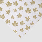 Elegante antike Gold Fall Maple Blätter. Seidenpapier (Ausschnitt)