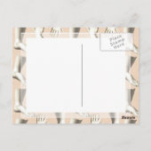 Elegante antike Gravierhandschuhe sind einzigartig Postkarte (Rückseite)