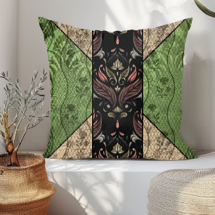 Elegante Antike Inspirierte Vintage Blumen Kissen