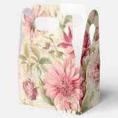 Elegante antike Vintage französische Blumenkolonie Geschenkschachtel (Geöffnet)