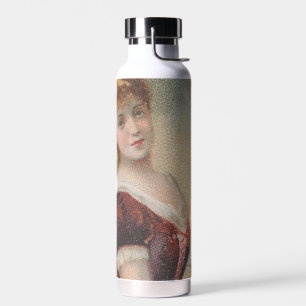 Elegante Antique Valentinstag-Illustration, 1890 Trinkflasche