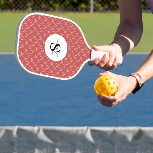Elegante Antler Monogram Pickleball Paddle (InSitu)