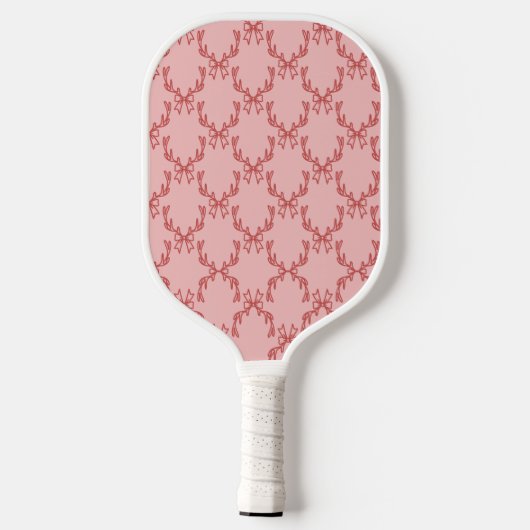 Elegante Antler Monogram Pickleball Paddle (Rückseite)