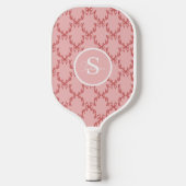 Elegante Antler Monogram Pickleball Paddle (Vorderseite)
