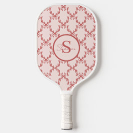 Elegante Antler Monogram Pickleball Paddle