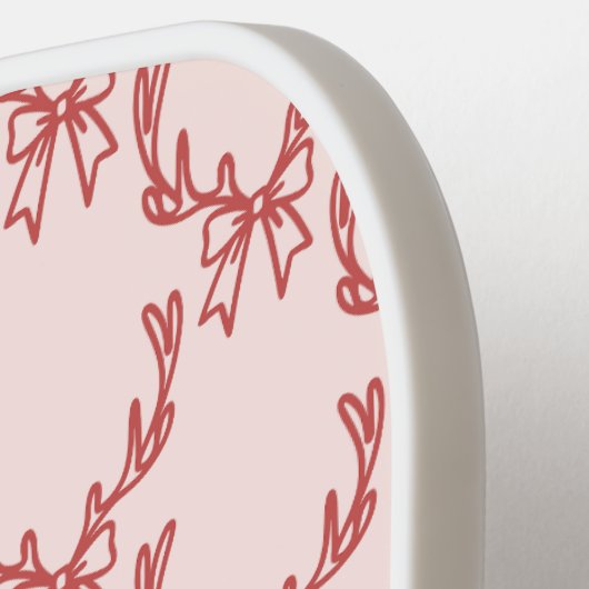 Elegante Antler Monogram Pickleball Paddle (Linke Seite)