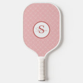 Elegante Antler Monogram Pickleball Paddle (Vorderseite)