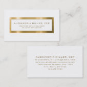 Elegante Anwesen-Planung Visitenkarte (Vorne/Hinten)