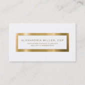 Elegante Anwesen-Planung Visitenkarte (Vorderseite)