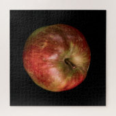 Elegante Apfelsammlung auf Schwarz Puzzle (Horizontal)