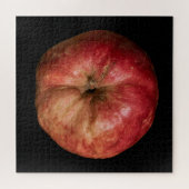 Elegante Apfelsammlung auf Schwarz Puzzle (Horizontal)