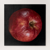 Elegante Apfelsammlung auf Schwarz Puzzle (Horizontal)