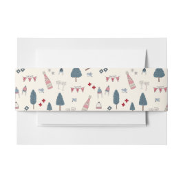 Elegante Apres Ski Bachelorette Einladungsbanderole