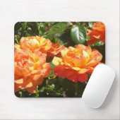 Elegante Apricot-Rose Mousepad (Mit Mouse)