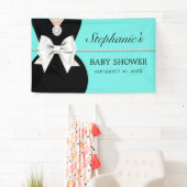 Elegante Aqua Aquamarin Glam Tiffany Themenbabysit Banner (Insitu)
