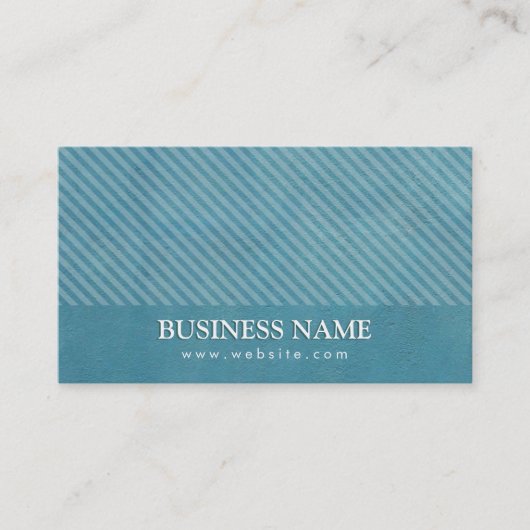 Elegante Aquamarin Blue Translator Business Card Visitenkarte (Vorderseite)