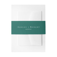 Elegante Aquamarine Grüne Moderne Hochzeit